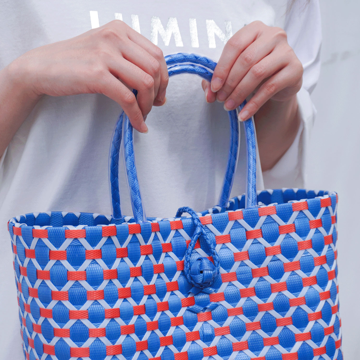 【大人気】パサールバッグ ダイヤ柄 - 画像4