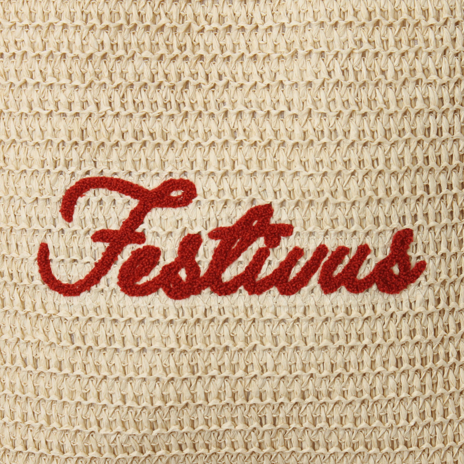 雑材サガラ刺繍フラットトートバッグ - 画像9