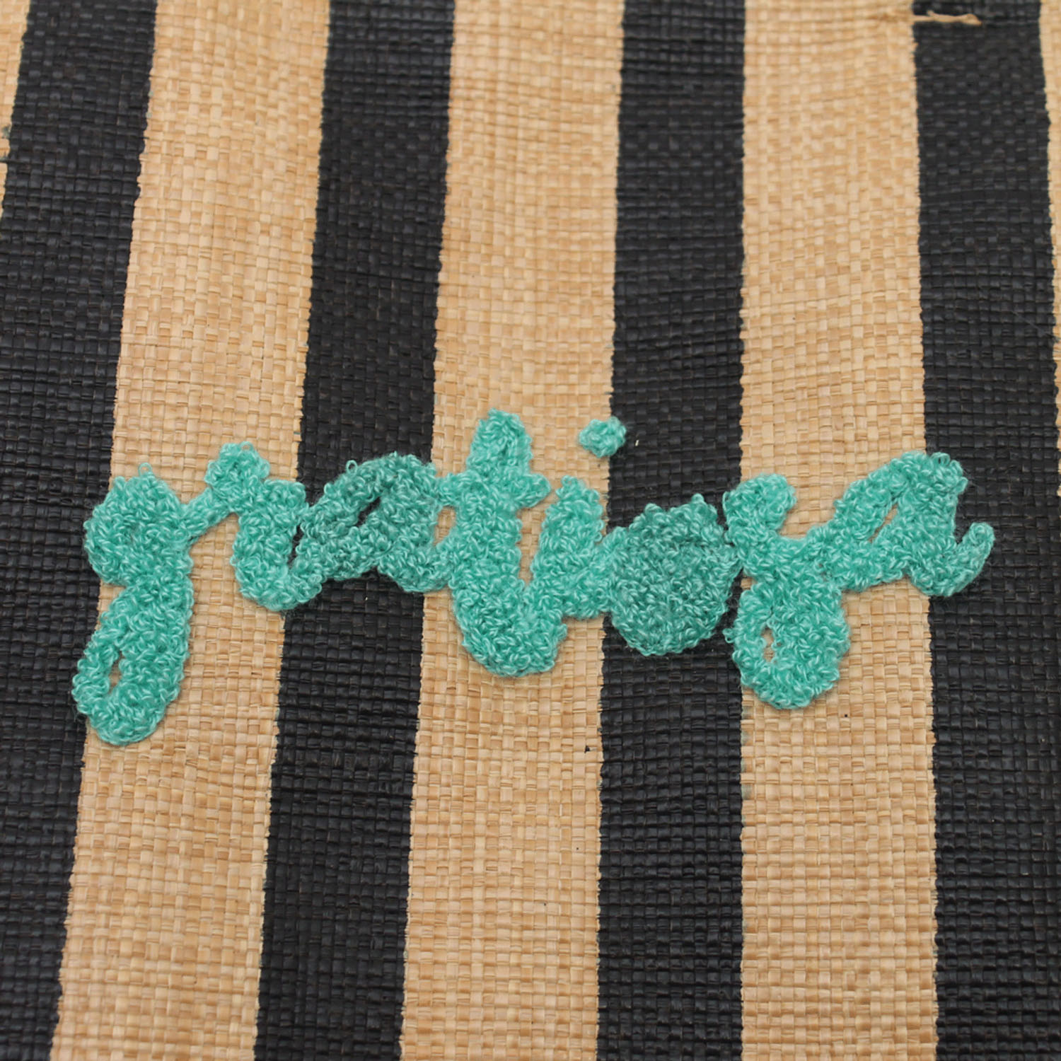 雑材サガラ刺繍ストライプ2WAYバッグ - 画像12