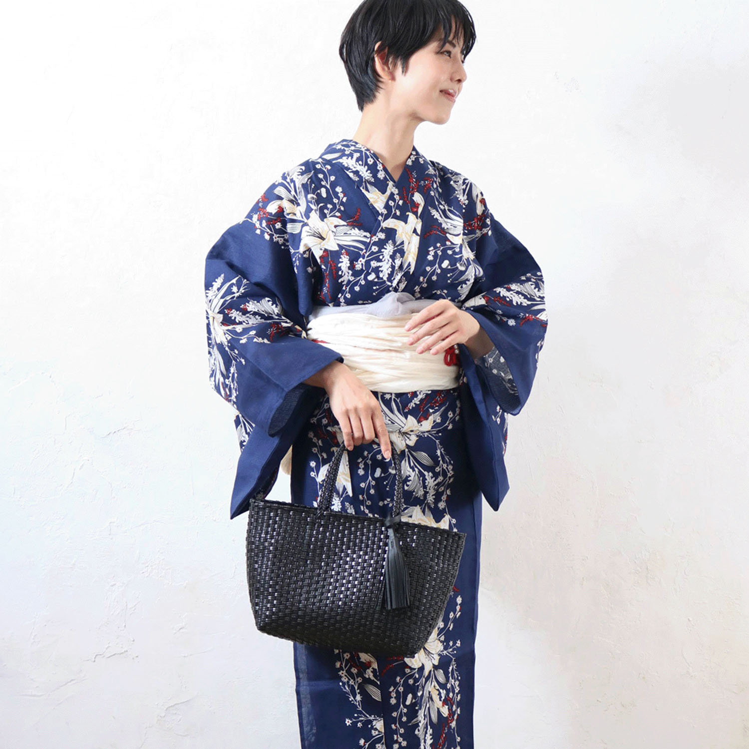 タッセル付メルカドバッグ - 画像4