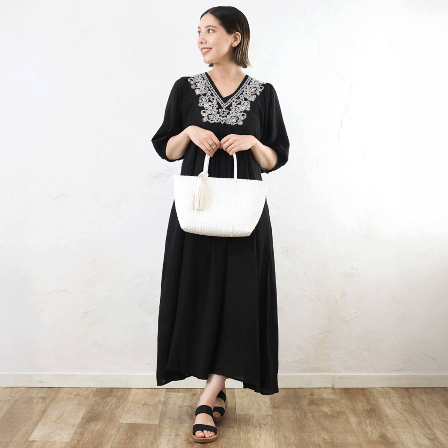 タッセル付メルカドバッグ - 画像7