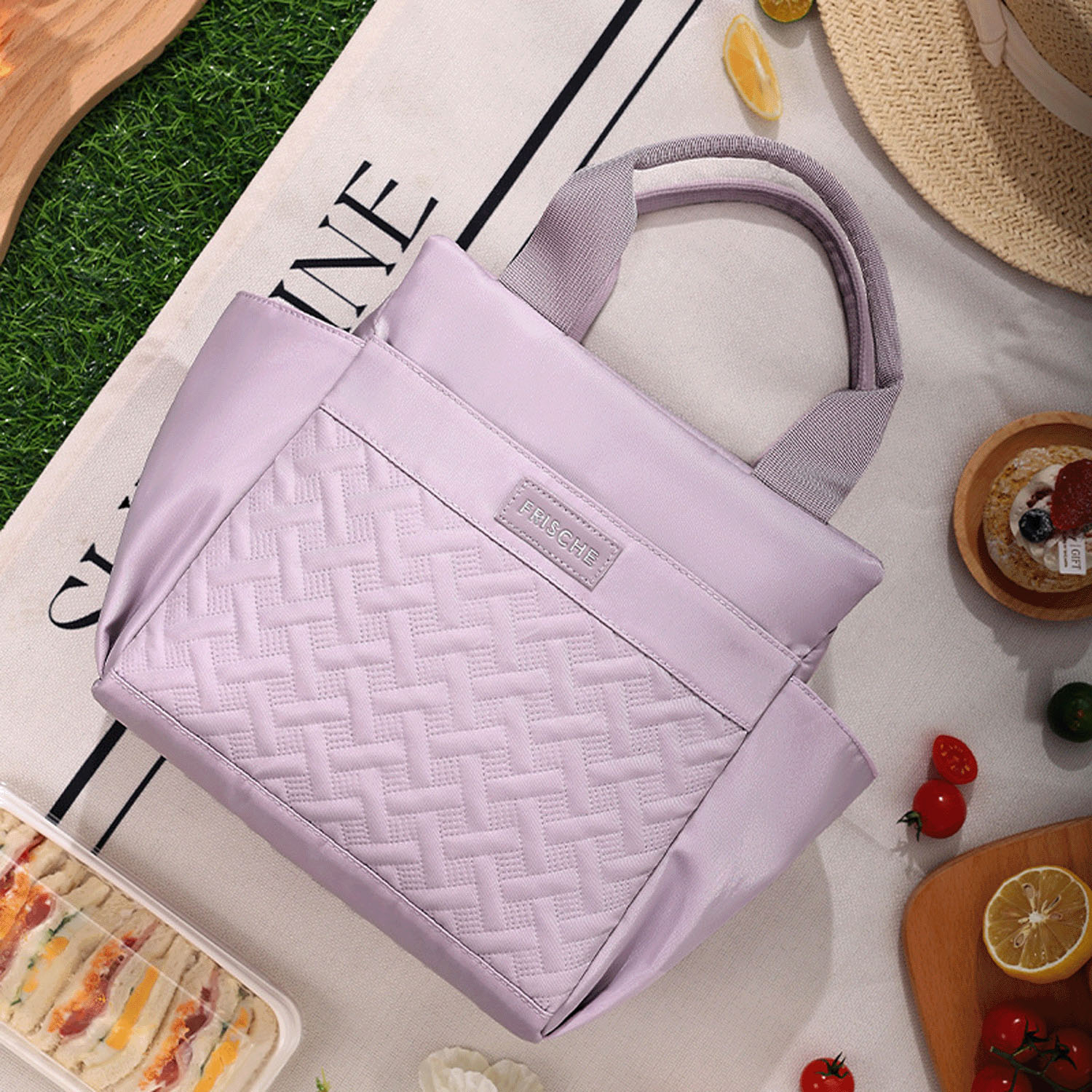 横ポケット付保冷バッグ - 画像5