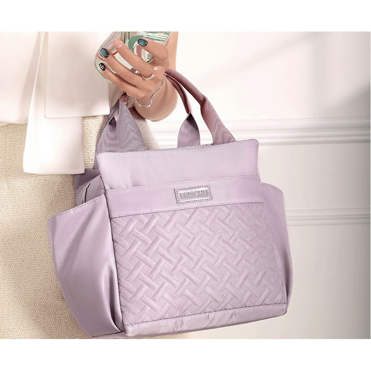 横ポケット付保冷バッグ