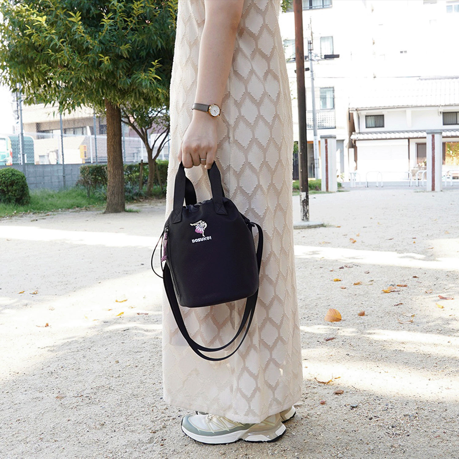 DOSUKOI 巾着2WAYバッグ