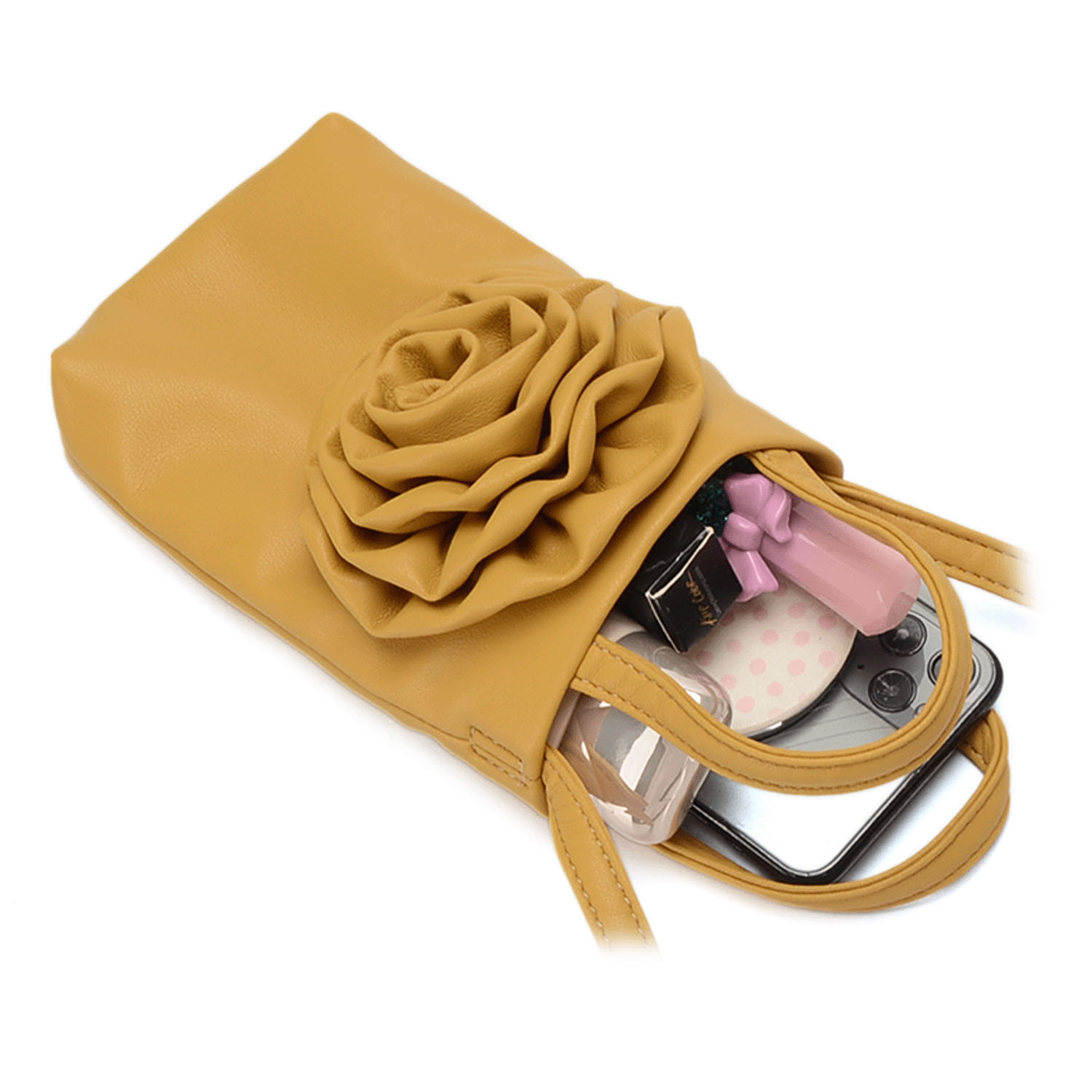 花モチーフ付ミニショルダーバッグ - 画像10