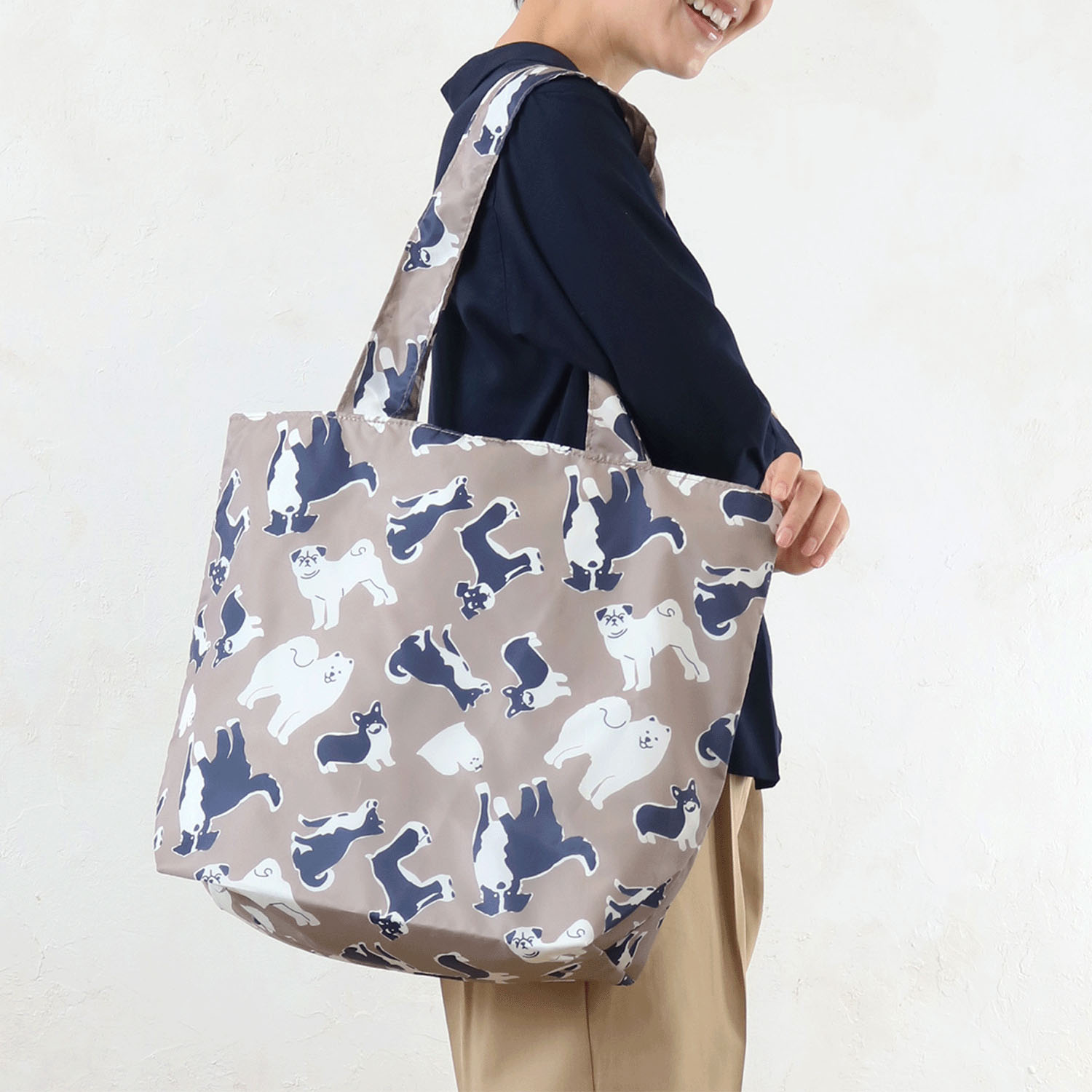 柄もの保冷コンパクトトートバッグ - 画像2