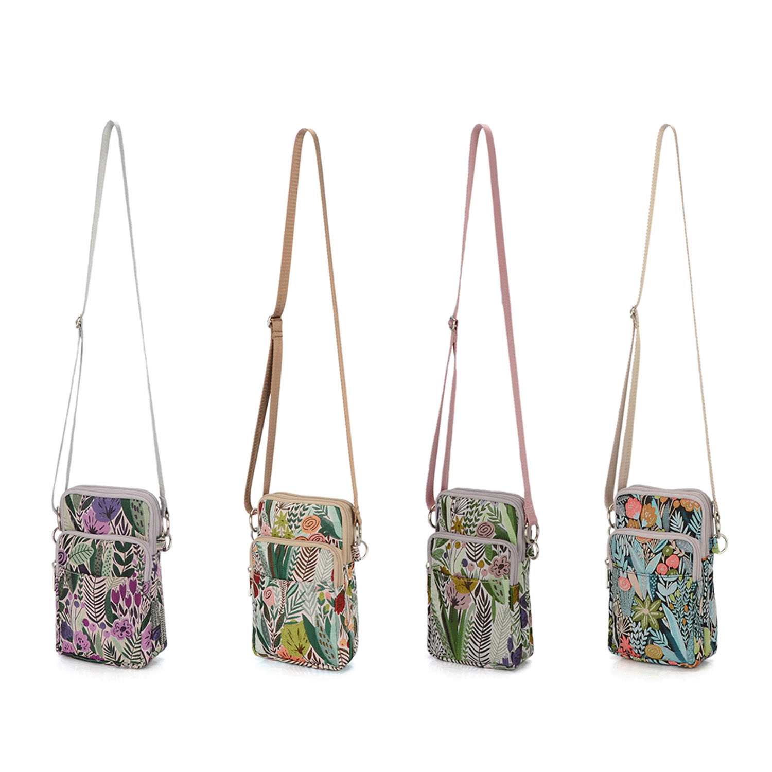 ボタニカル柄ミニショルダーバッグ