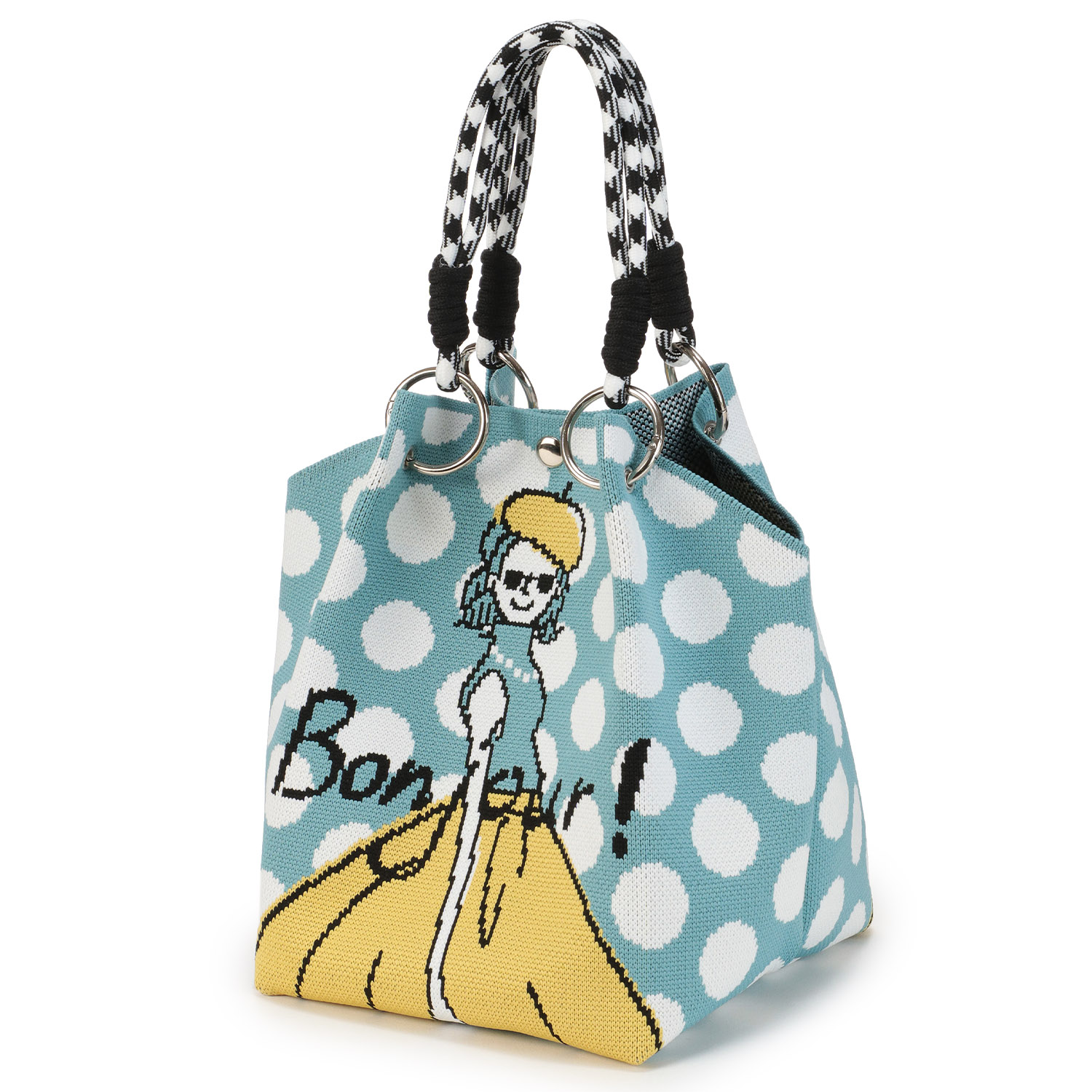 ドット女の子ニットバッグ - 画像5