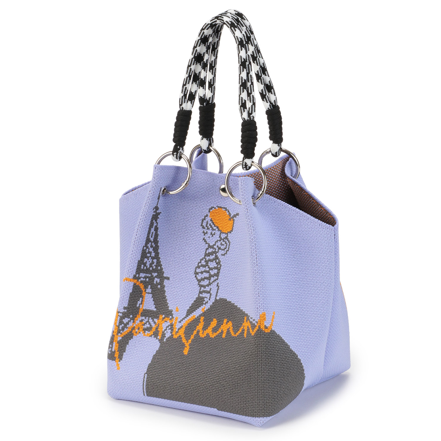 エッフェル塔と女の子ニットバッグ - 画像4