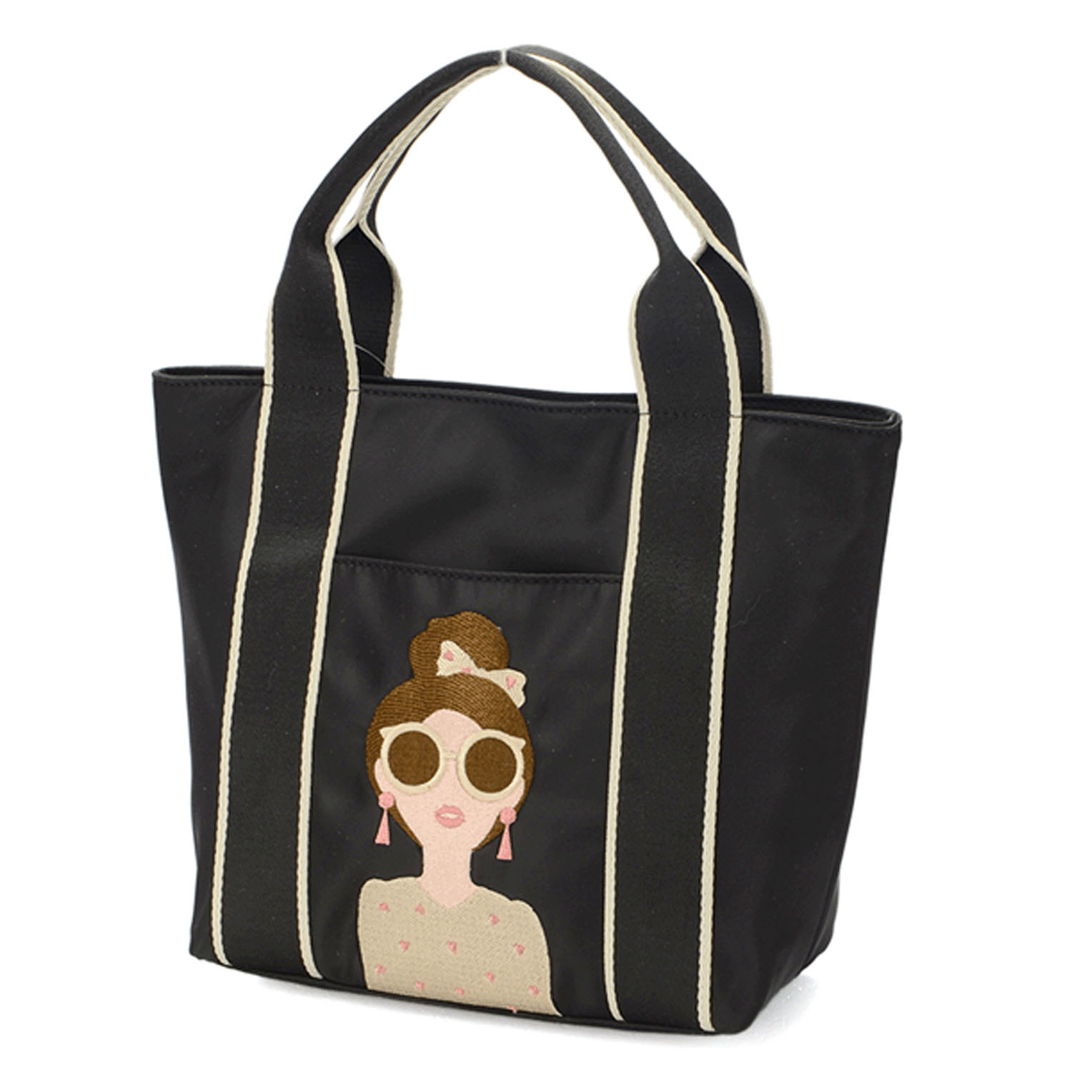 女の子刺繍バッグ - 画像2