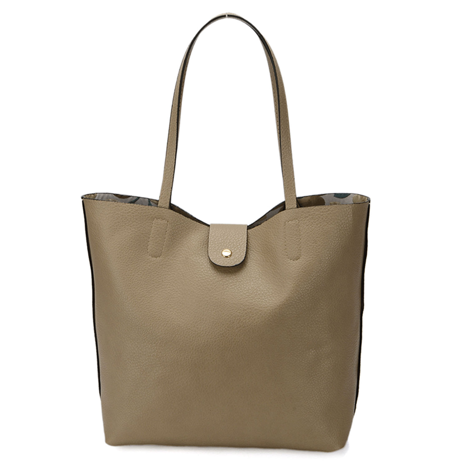 北欧花柄リバーシブルトートバッグ - 画像6