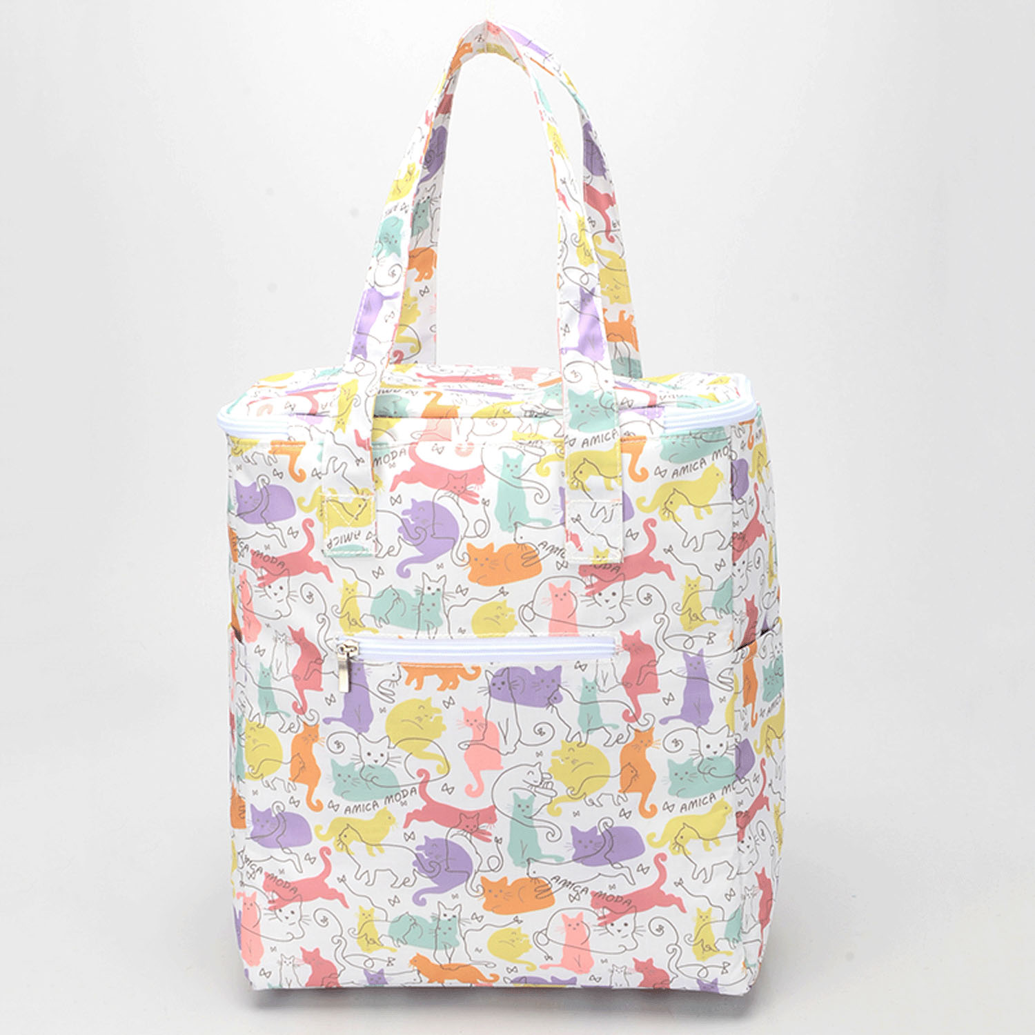 カラフル猫保冷トートバッグ - 画像3