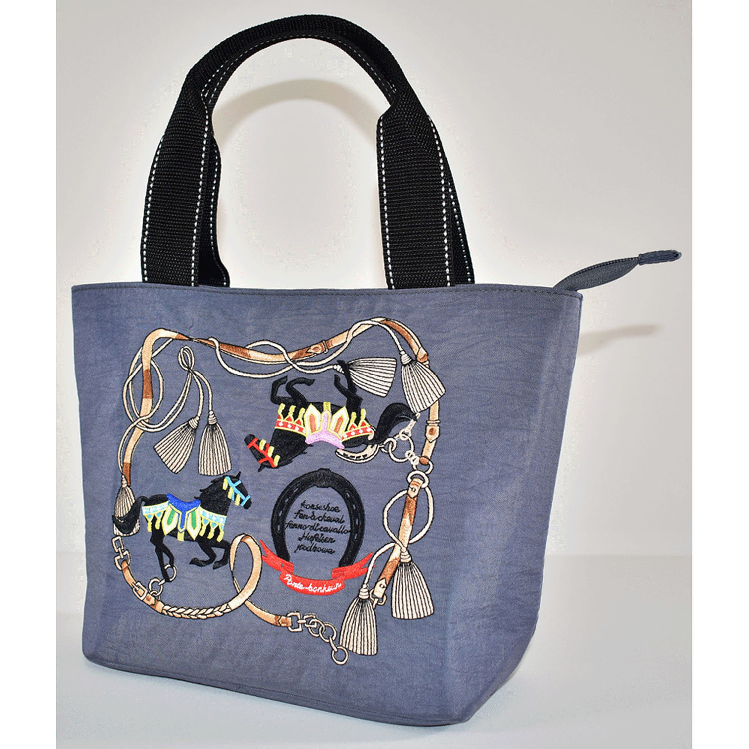 馬刺繍保冷船型バッグ - 画像2