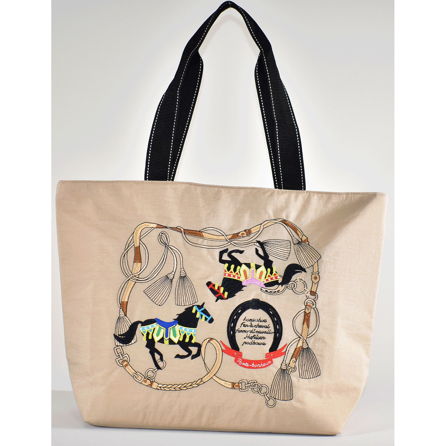 馬刺繍保冷トートバッグ大 - 画像11