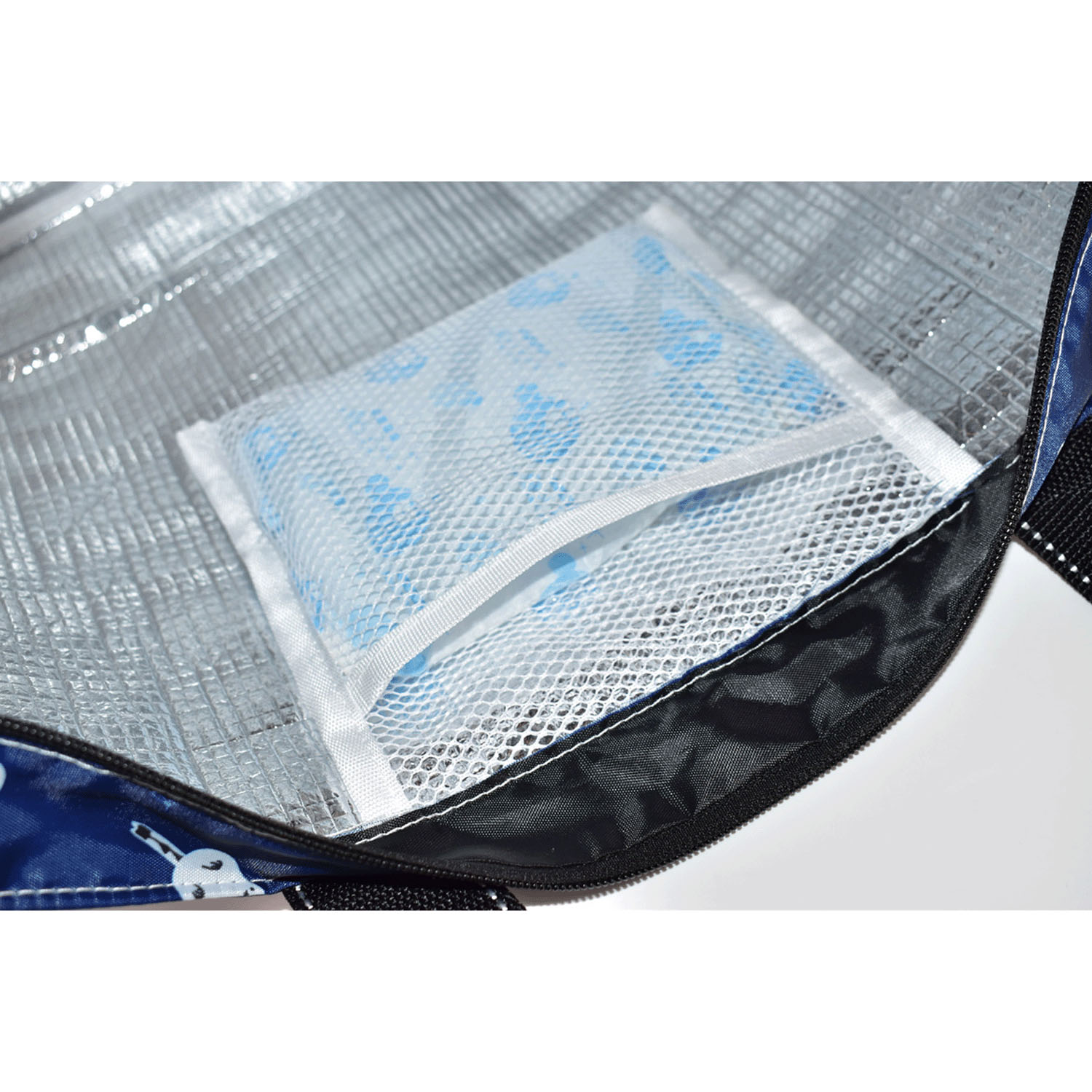 シマエナガ柄保冷トートバッグ - 画像6