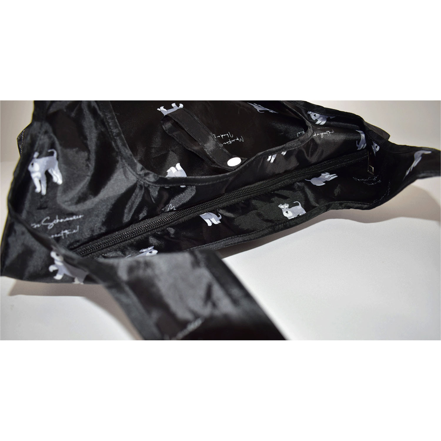 シュナウザー柄保冷コンパクトバッグ - 画像5