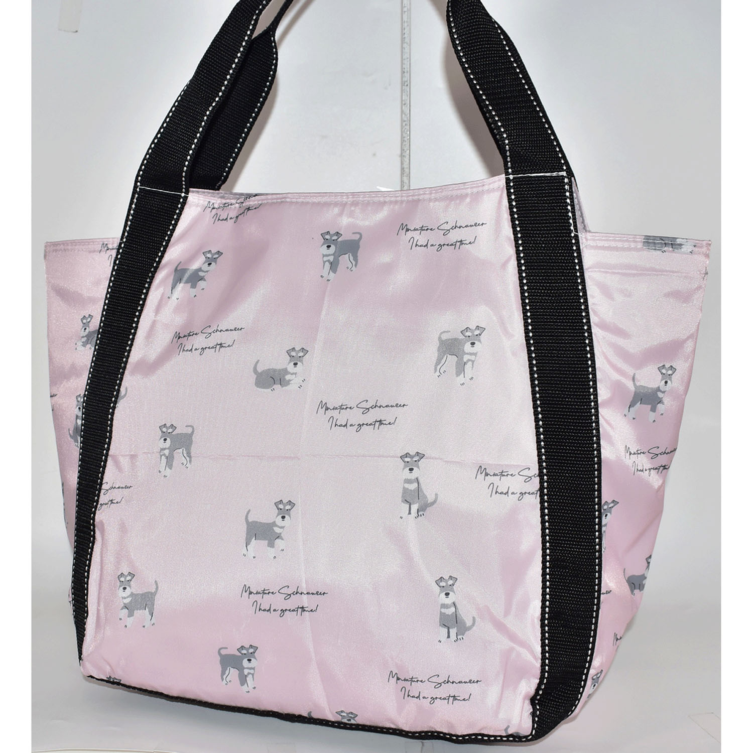 シュナウザー柄保冷バルーントートバッグ - 画像4