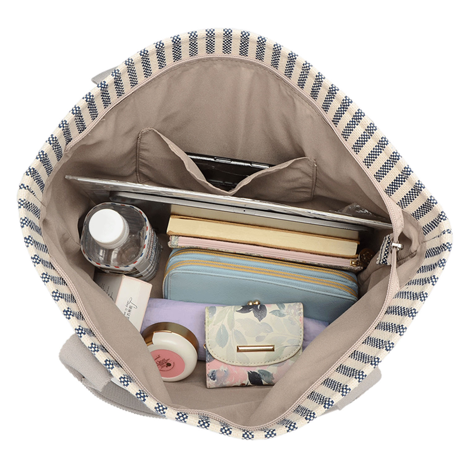 ストライプ柄トートバッグ - 画像7