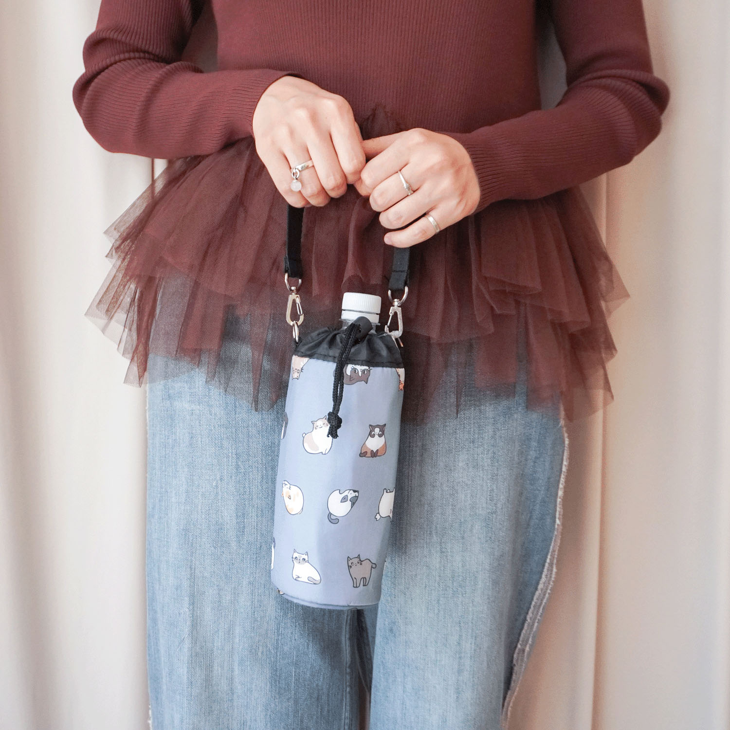 【エトワールオリジナル】保冷保温ショルダー紐付きペットボトルホルダー - 画像7