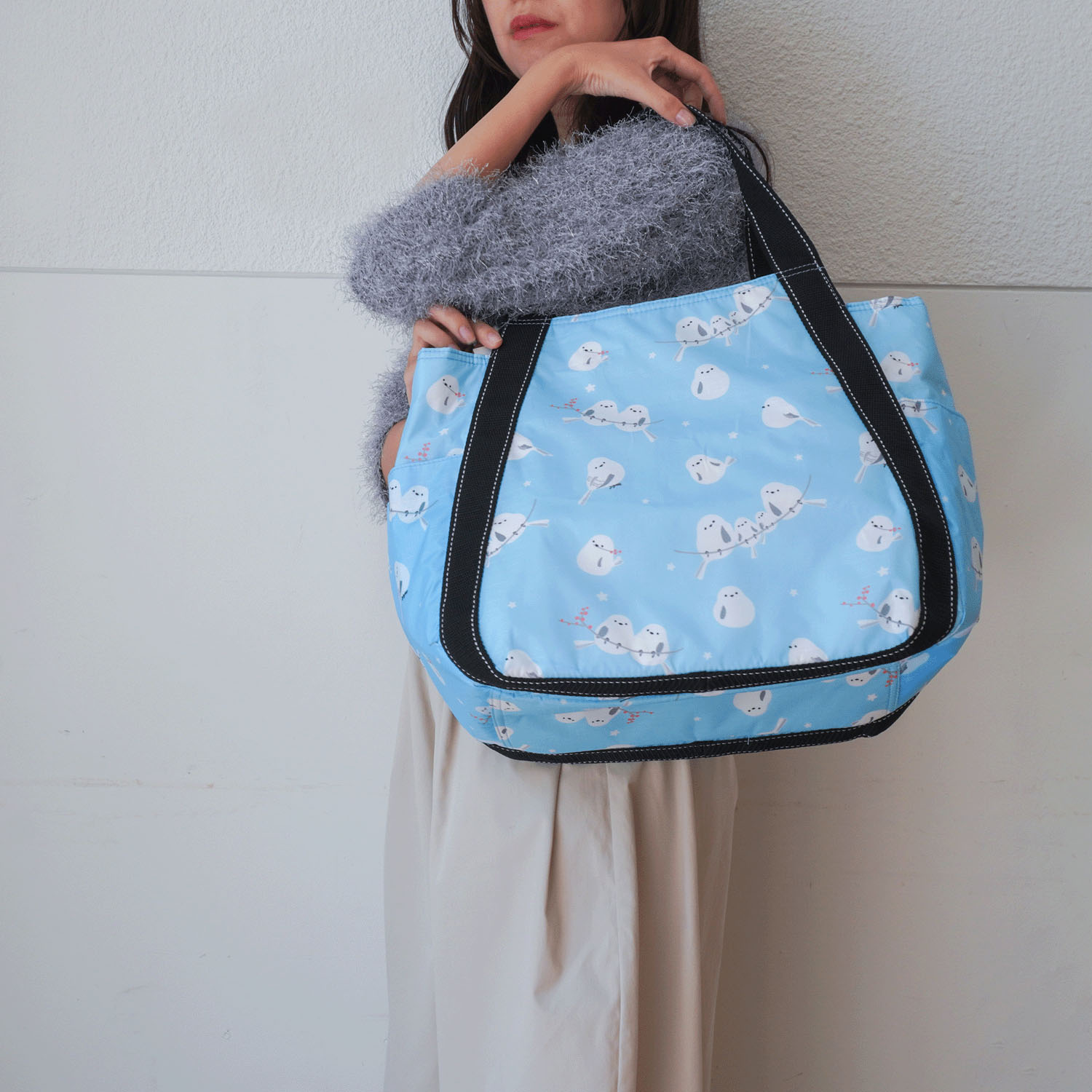 【エトワールオリジナル】保冷シマエナガバルーントートバッグ - 画像2