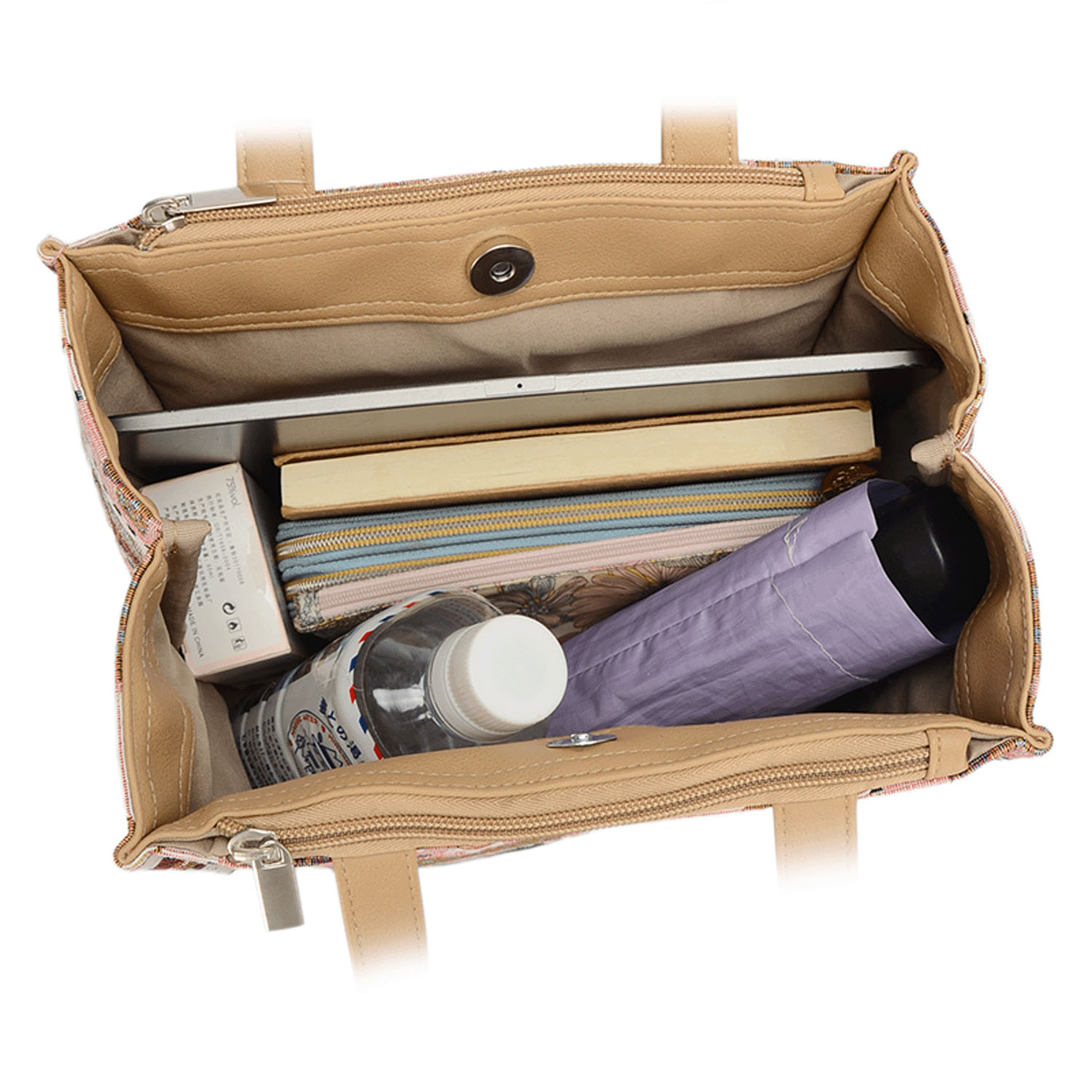 犬柄ゴブランスクエア型バッグ - 画像6