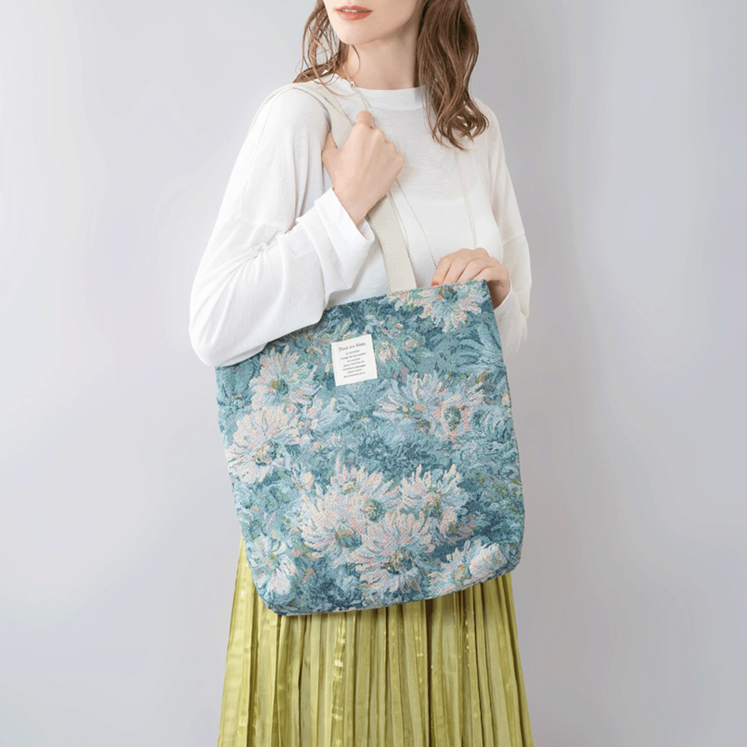 彩り美ジャカードA4トートバッグ - 画像3