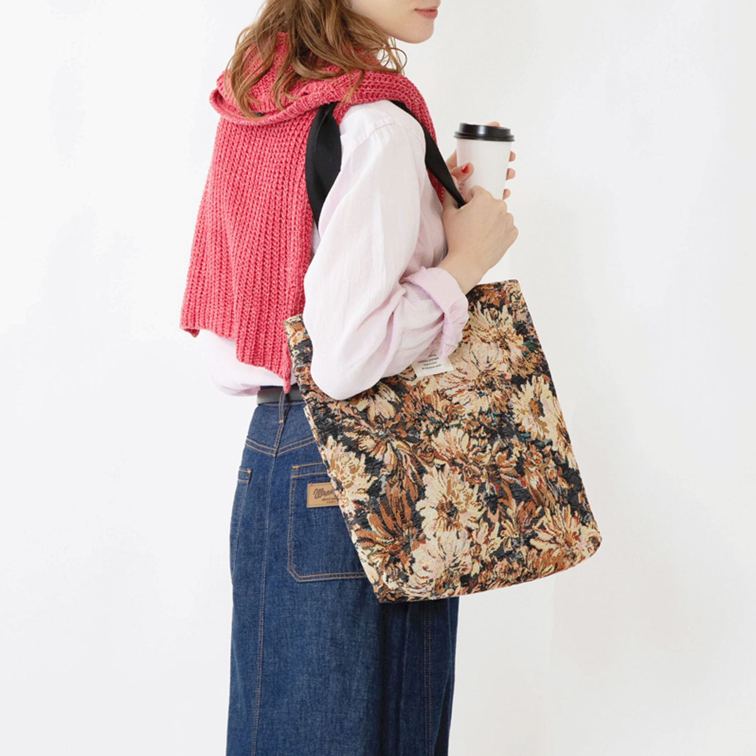 彩り美ジャカードA4トートバッグ - 画像1