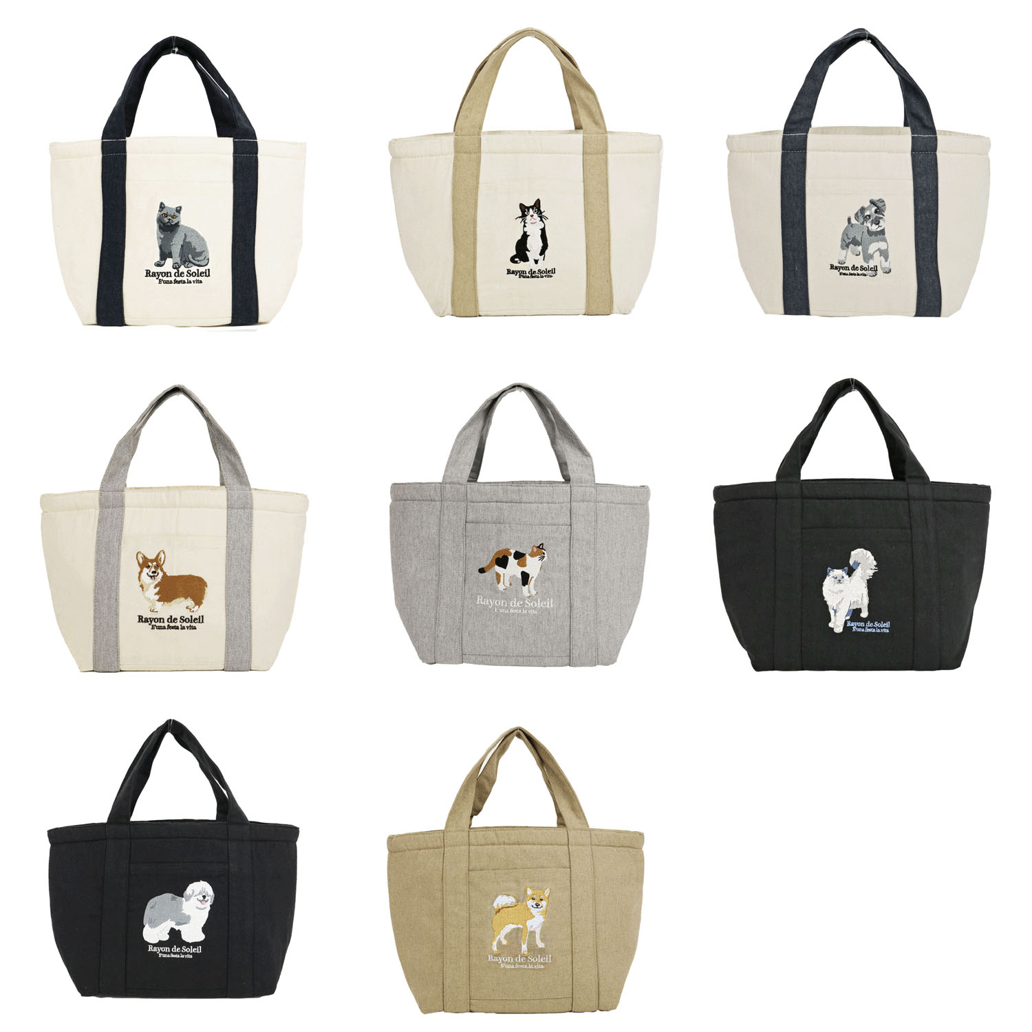 【10ー74は在庫限りで終了】刺繍保冷トートバッグ