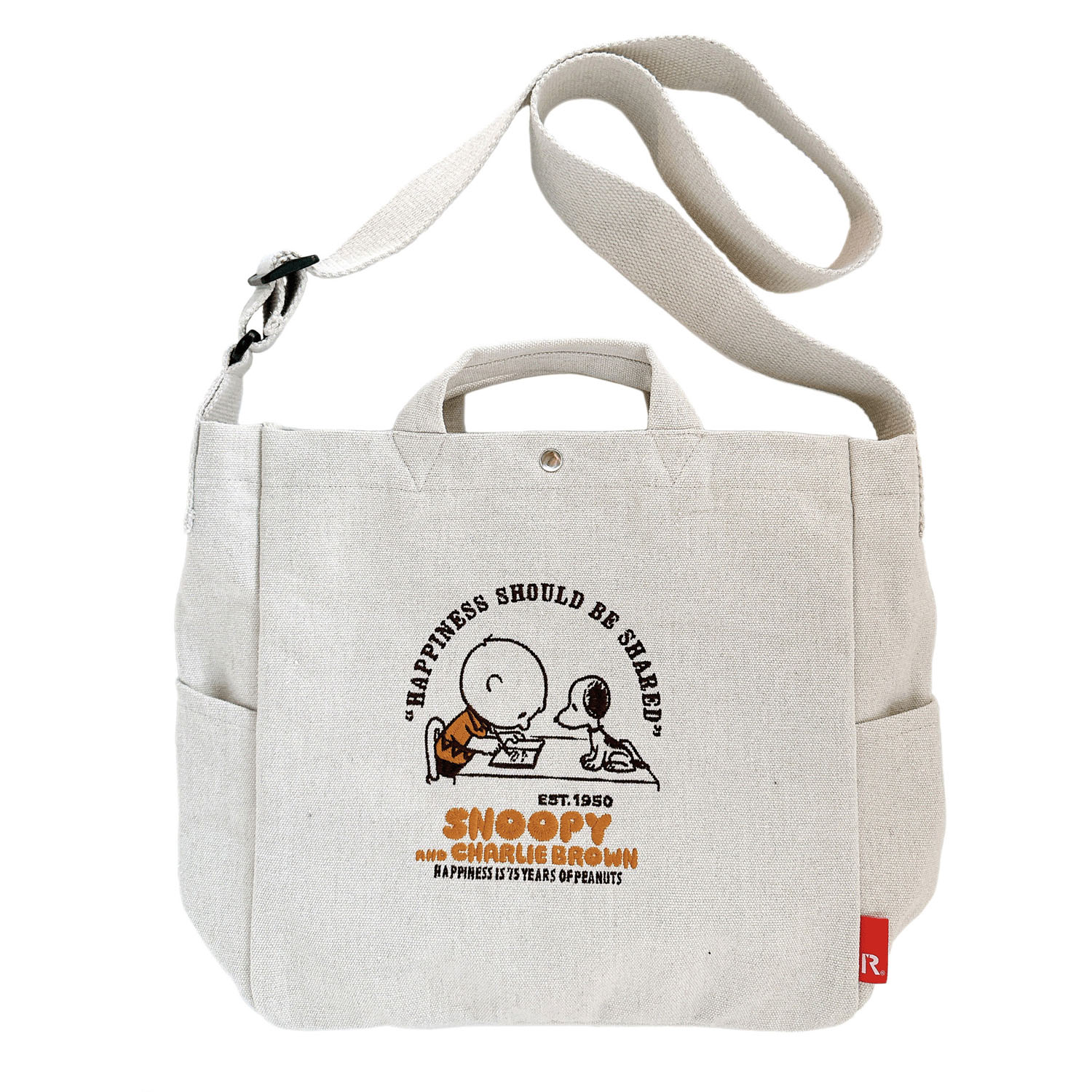 PEANUTS スヌーピーリサイクルコットン2WAYバッグ - 画像4