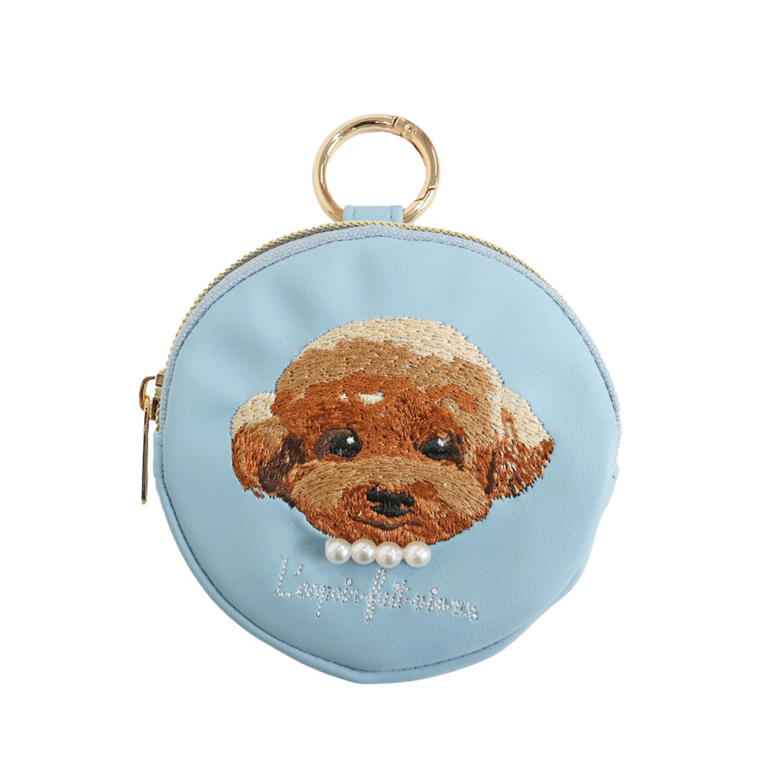 【トイプードルは在庫限りで終了】アトリエ・ポピン 丸型ポーチ - 画像8