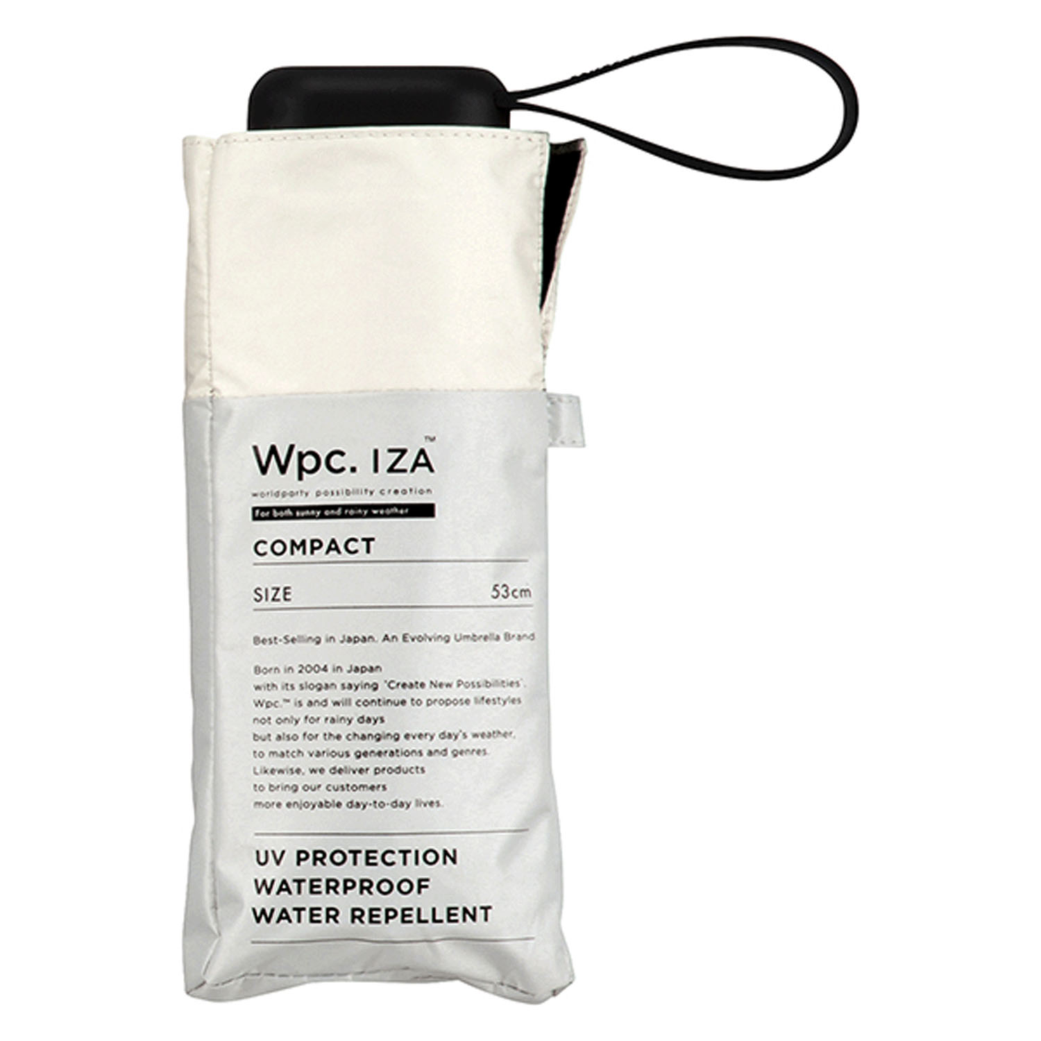 【期間限定4／22～5／9 値引き5％OFF】 WPC．IZA 軽量コンパクト傘 - 画像2