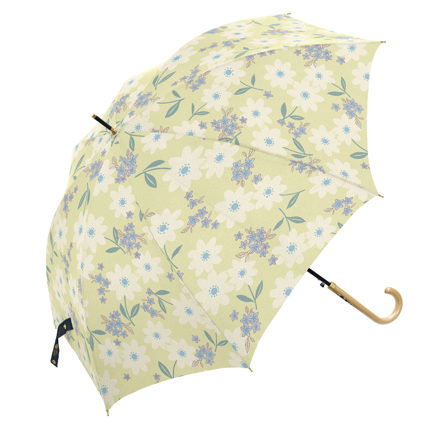 【耐風骨】 フルールブロンシュ長傘 - 画像1