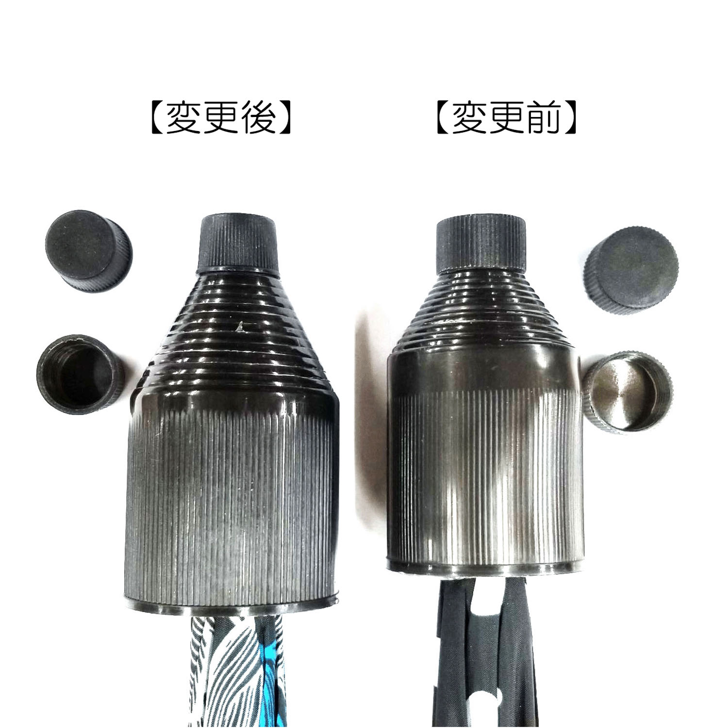 順次カバーの仕様が変わります。 透明傘カバー付き スルット ジャンプ長傘 - 画像26