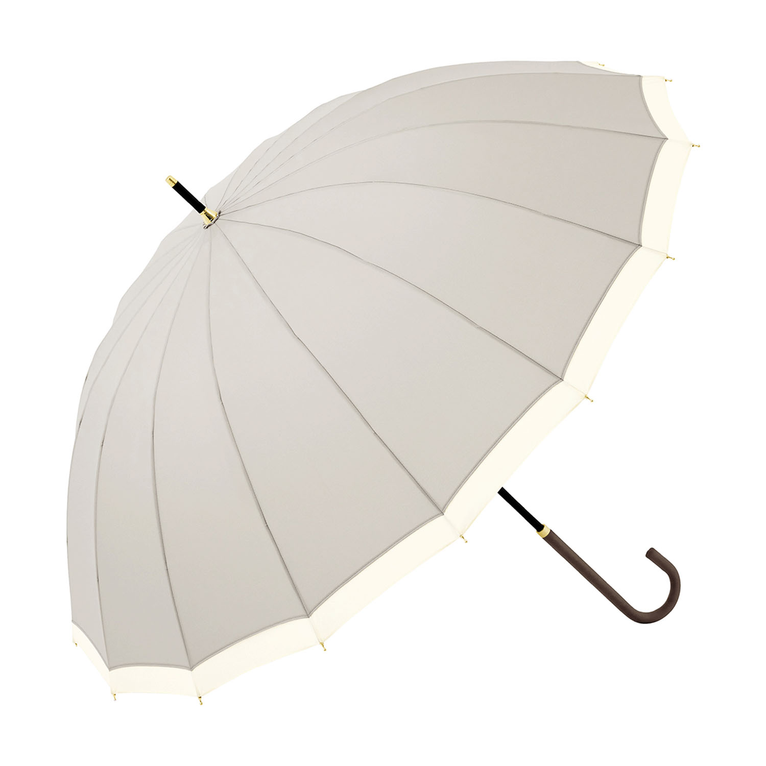 【because】 16本骨バイカラー長傘