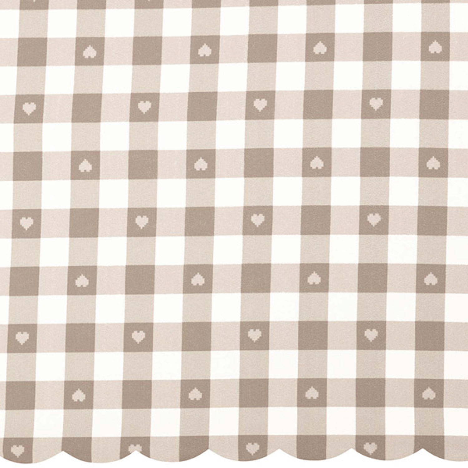 Wpc． ギンガムハート長傘 - 画像3