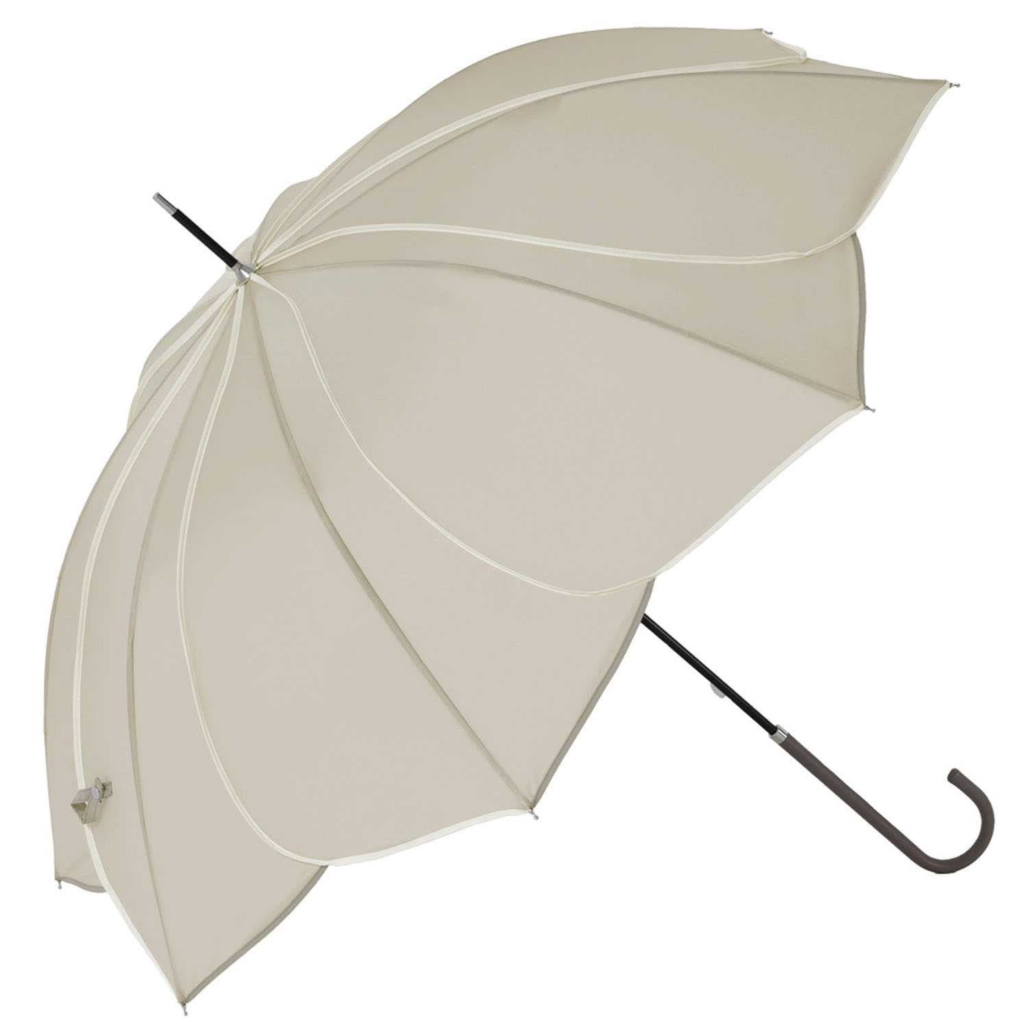 【because】 バイカラーパイピング 長傘 - 画像4