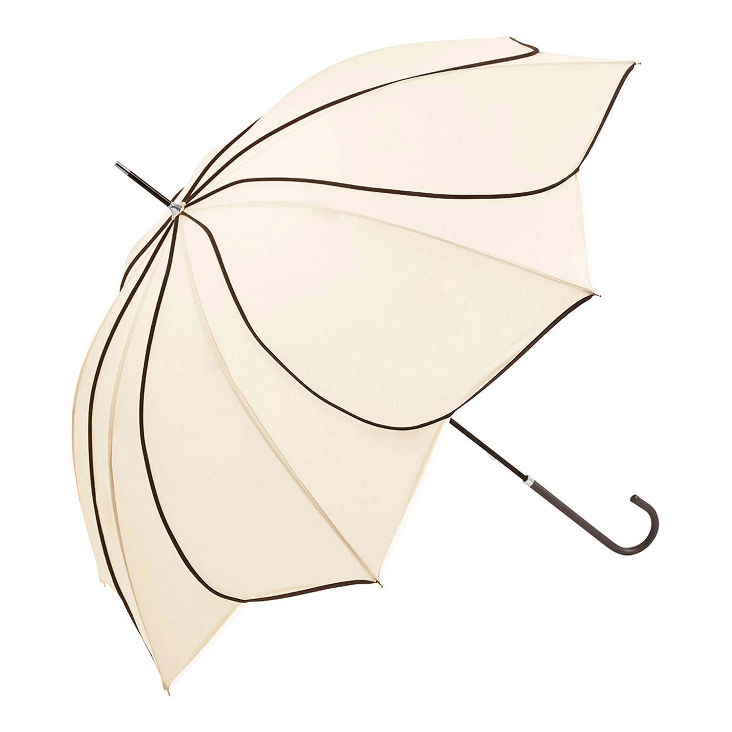 【because】 バイカラーパイピング 長傘 - 画像6