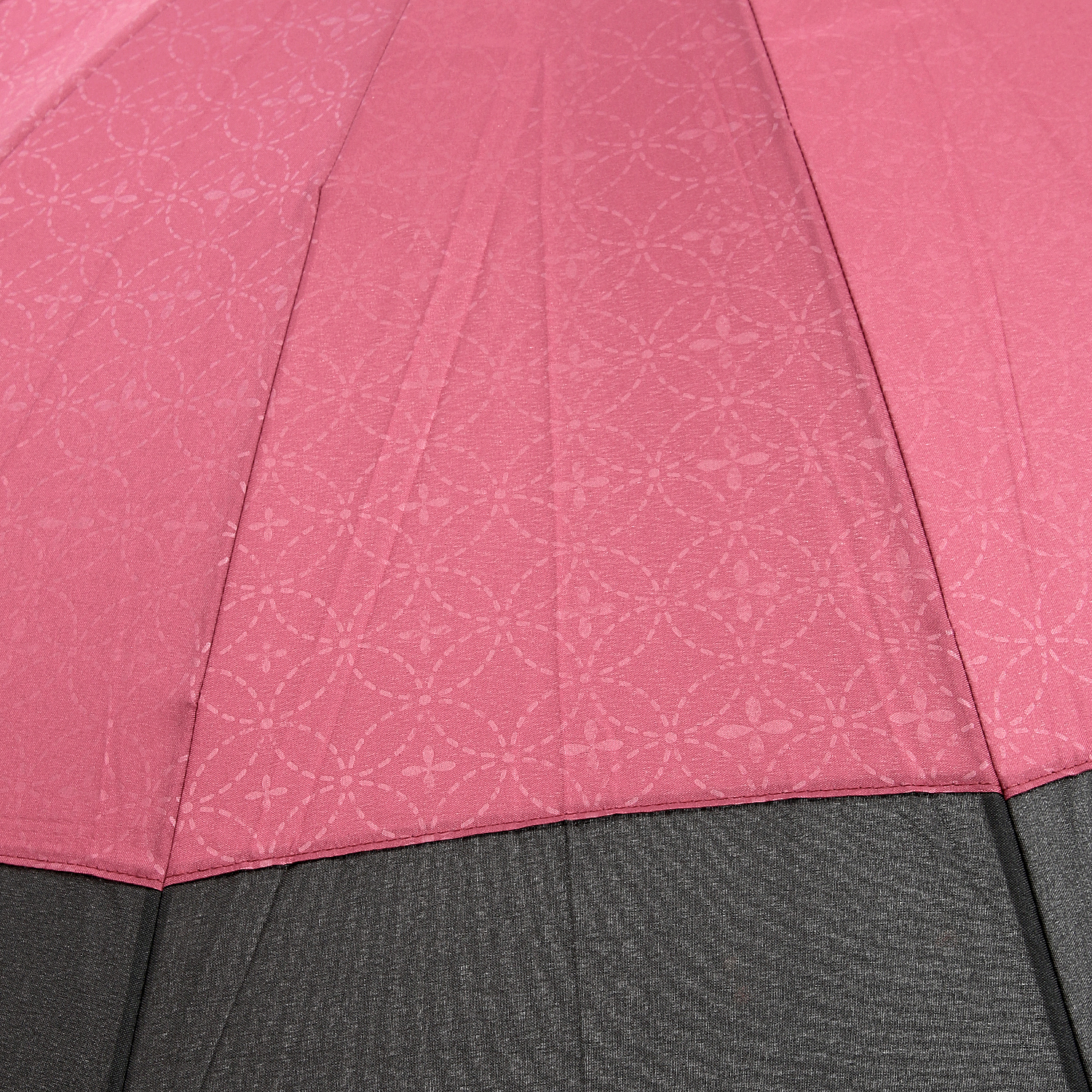 16本骨 型押し切継ぎ ジャンプ長傘55cm - 画像3