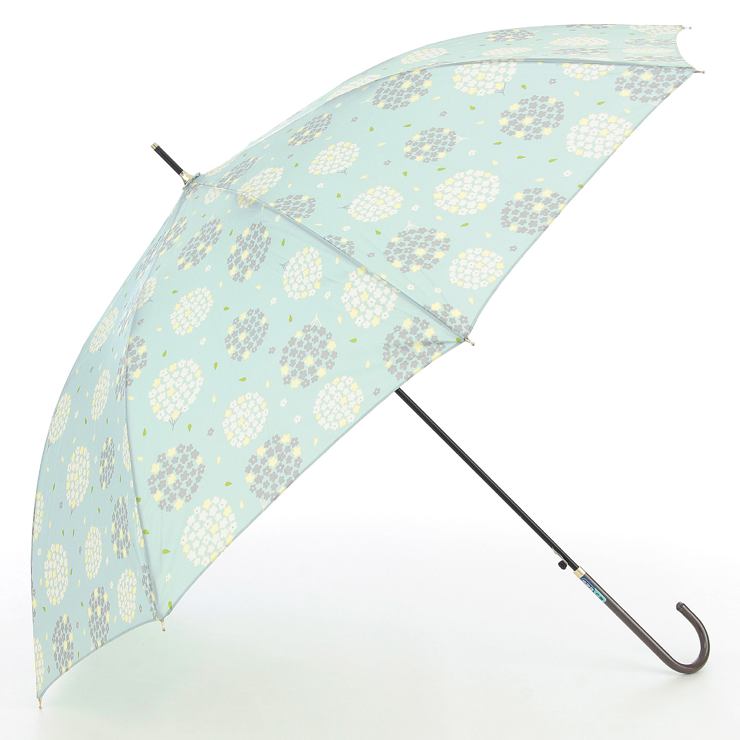 【耐風骨】 サークルアジサイ ジャンプ式長傘 60cm - 画像2