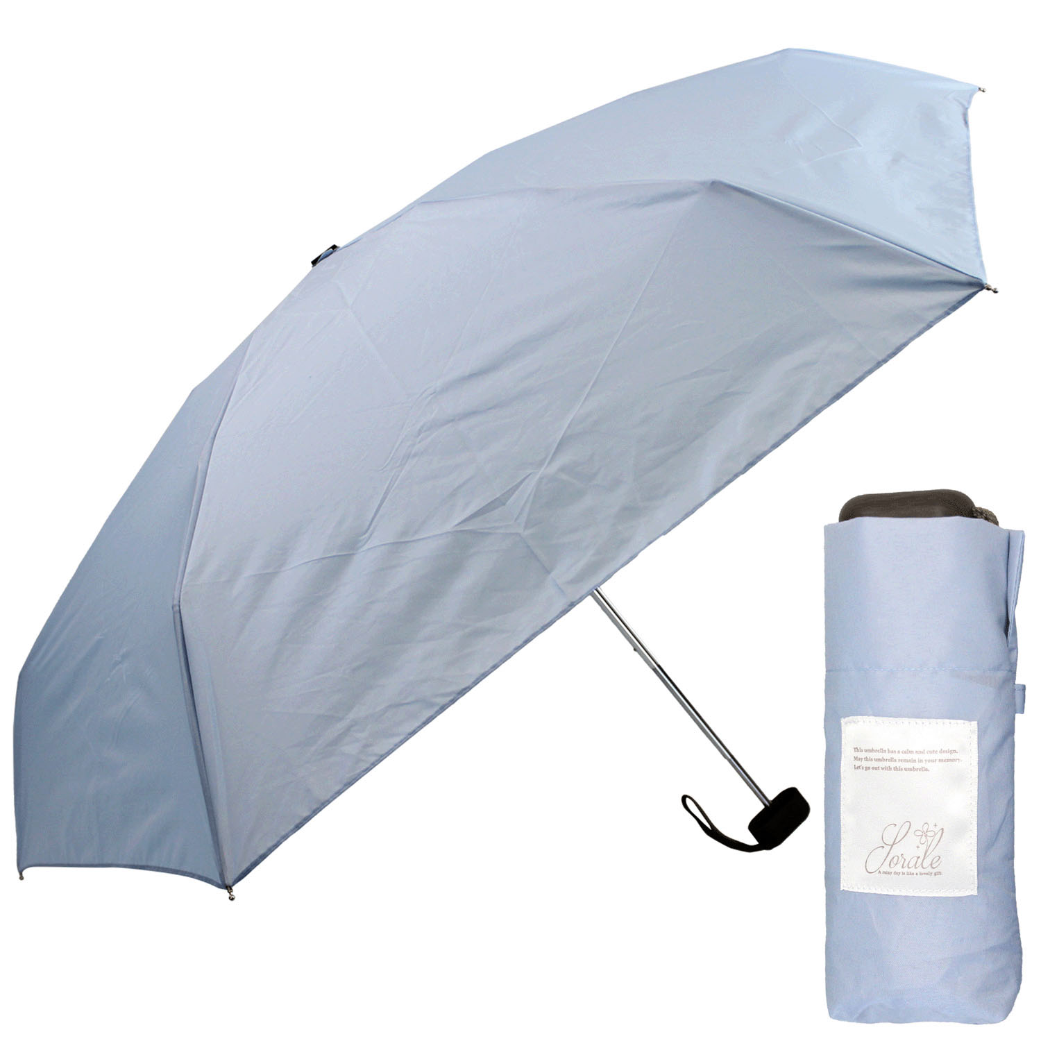 【低価格】 コンパクト5段無地ミニ傘 - 画像5