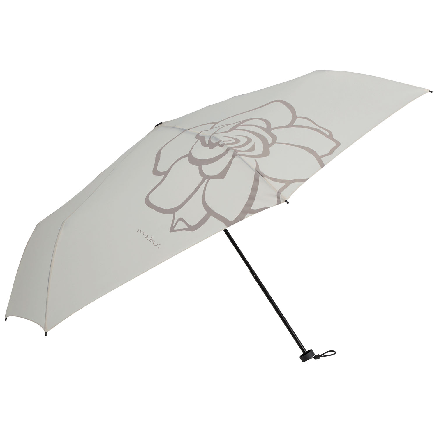 【30番色終了】 mabu ベーシックライト マルチミニデザイン  晴雨兼用 折傘 - 画像9