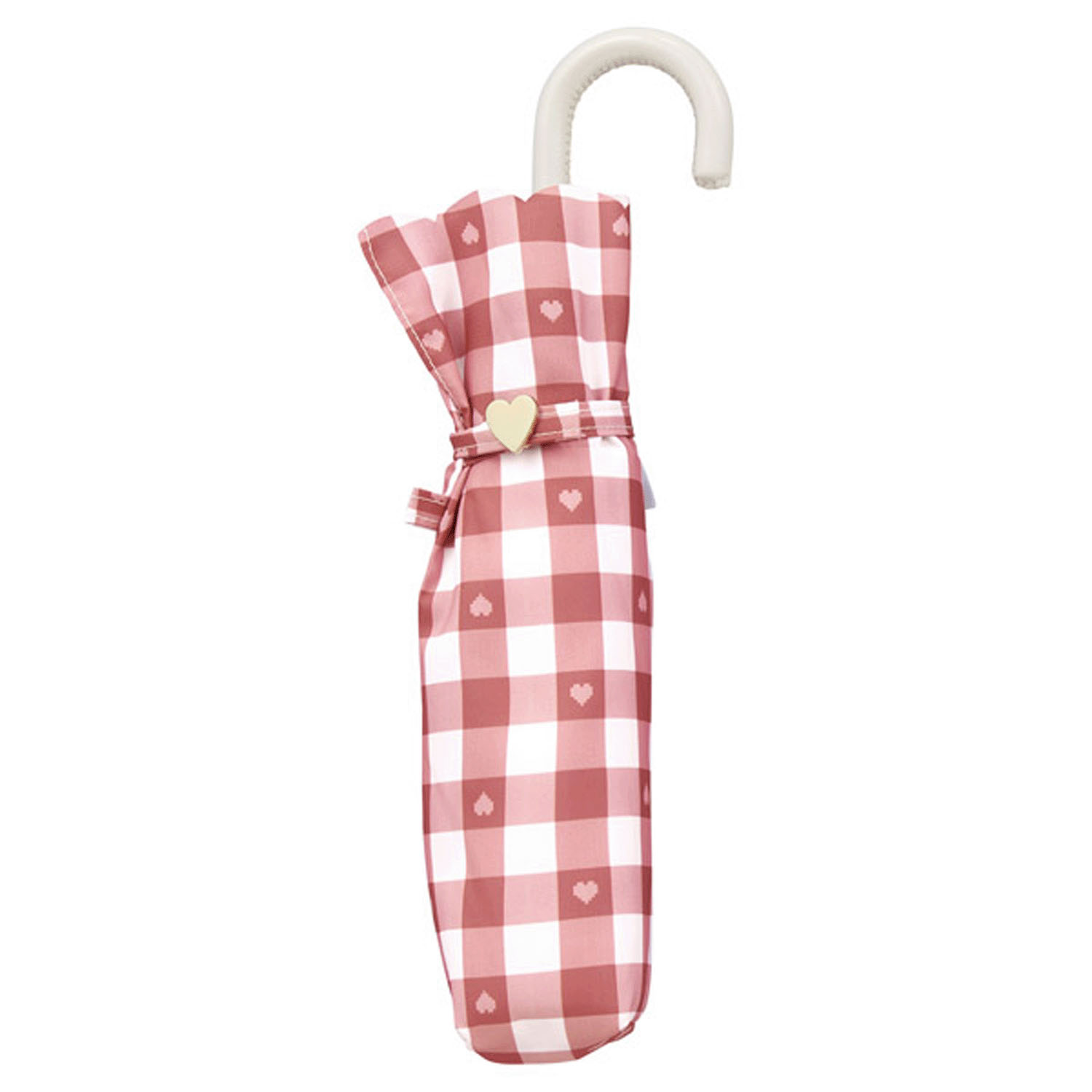 Wpc．ギンガムハートミニ傘 - 画像4