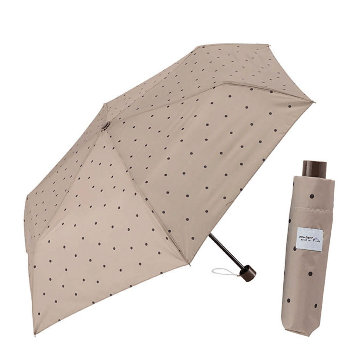 【耐風骨】 スモールドット 折傘 - 画像1