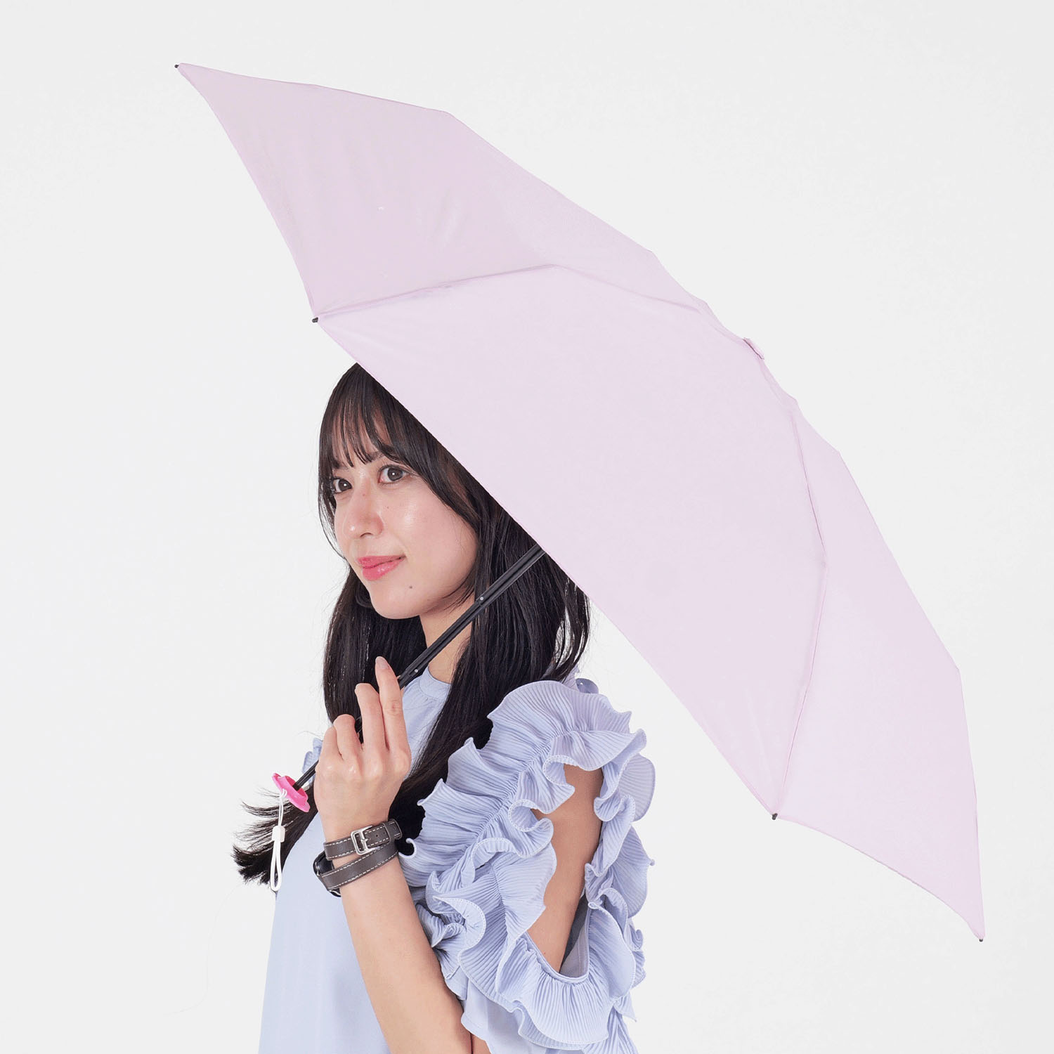 【nifty colors】 ポケラ リップストップ6段ミニ（晴雨兼用） - 画像1