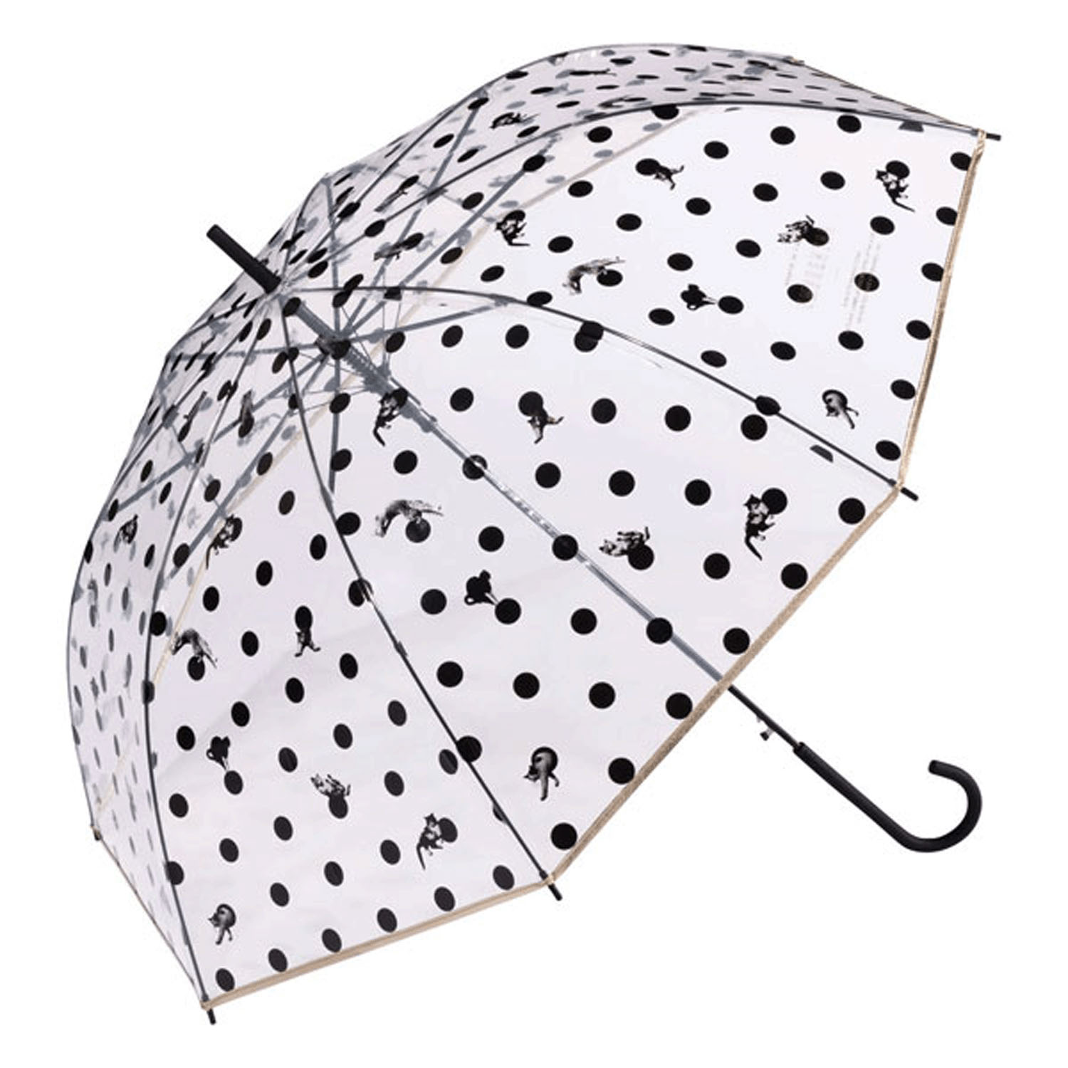 Wpc 沖さんアンブレにゃんドット長傘 - 画像4