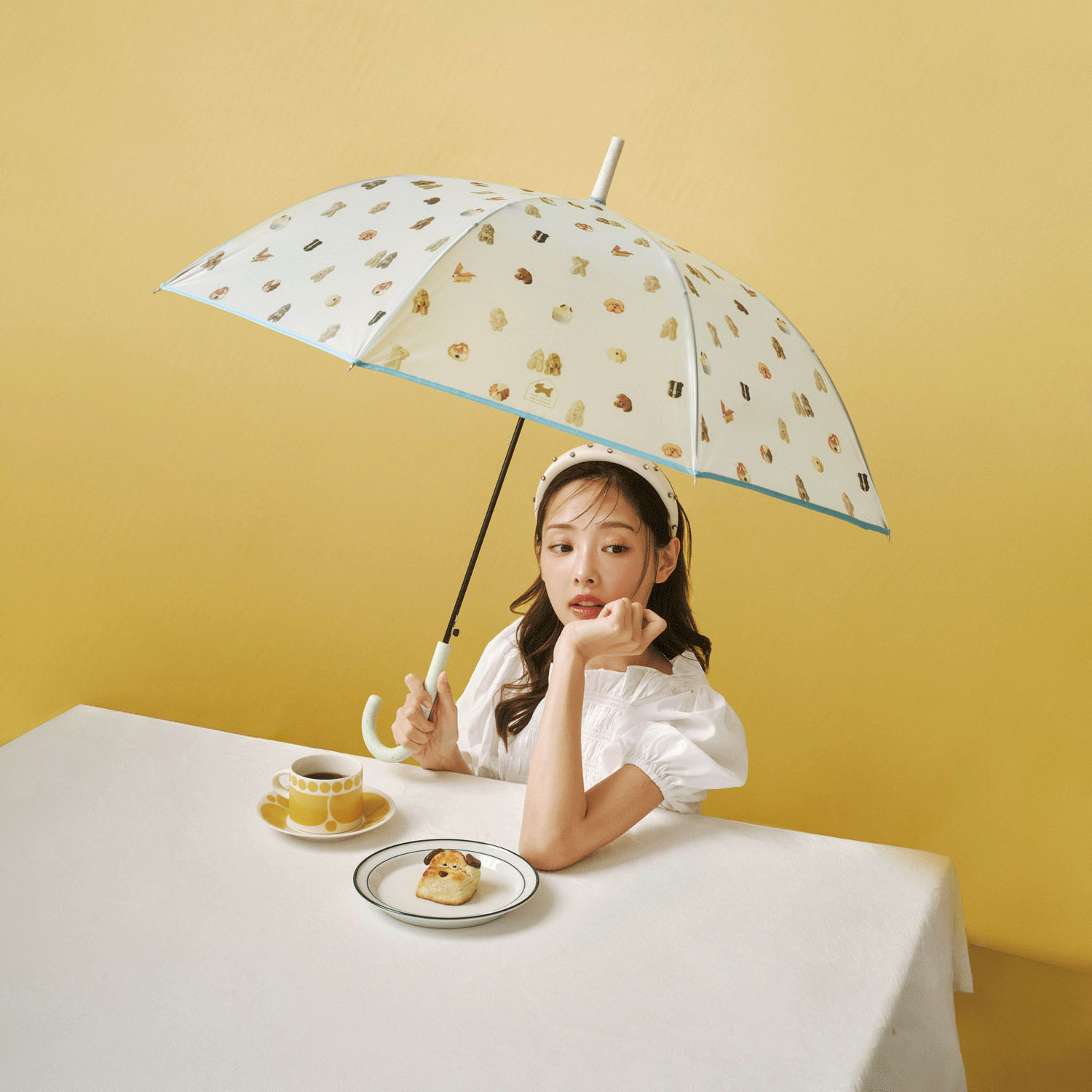 【because】 クリア／メゾンテリア長傘