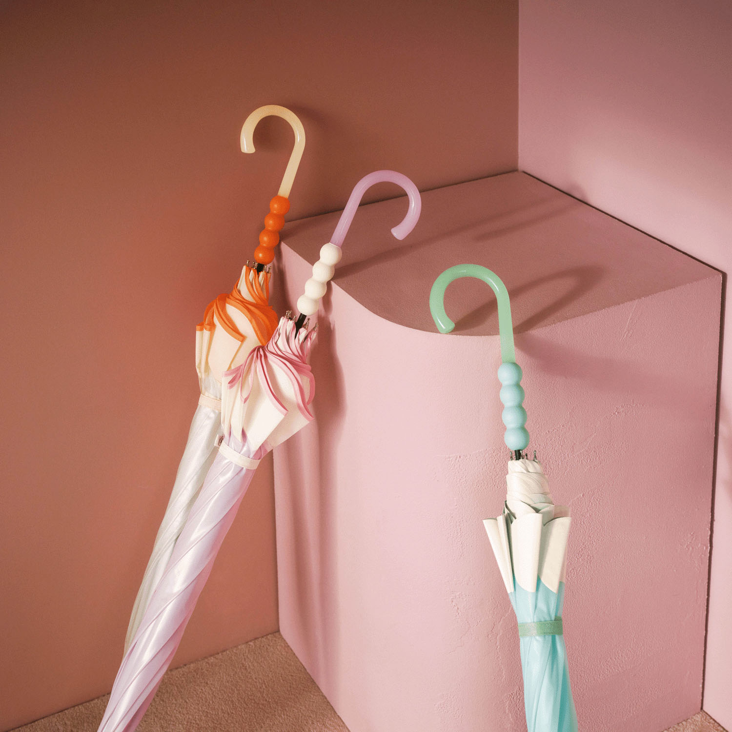 【because】 クリア／ナミナミ長傘 - 画像10