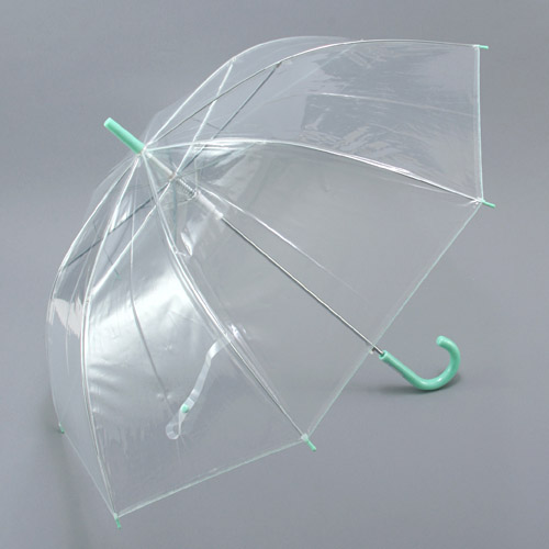 パステルカラー手元ビニール傘6本束 - 画像7