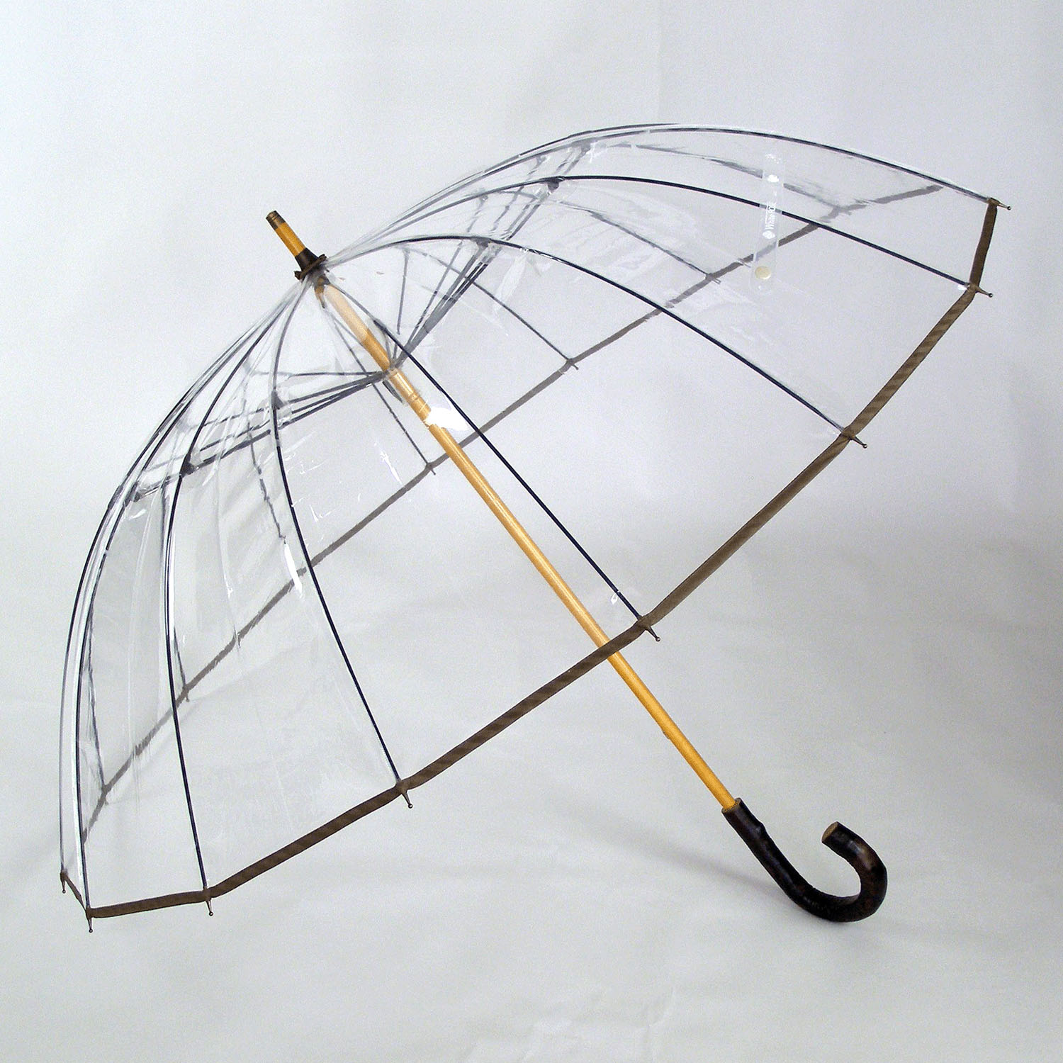 【日本製】 宮内庁御用ビニール傘 かてーる16本骨桜長傘 - 画像3