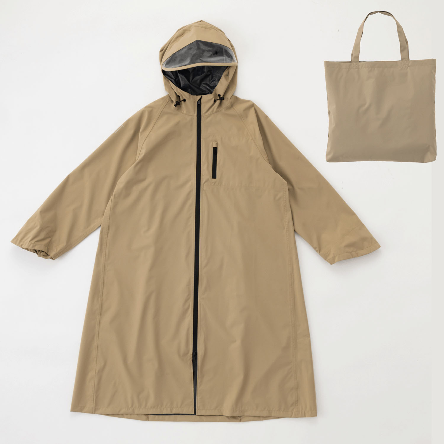 Actual PRODUCTS フーディー自転車レインコート - 画像2